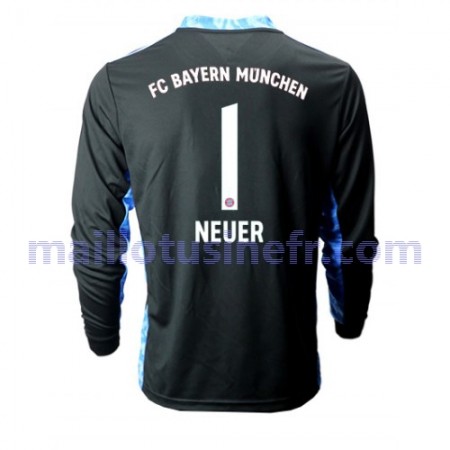 Maillot de Foot Bayern Munich Manuel Neuer 1 Extérieur Gardien 2020-21 Manches Longues